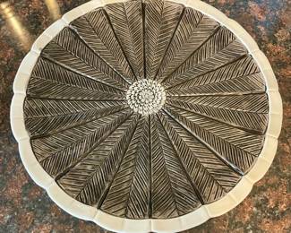 VINTAGE OMNIBUS (FITZ & FLOYD" LARGE DECORATIVE PLATTER