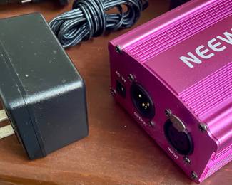Neewer NW-100 1-Channel 48V Phantom Power Supply for Condenser Microphones