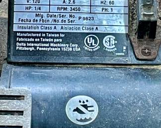 DELTA 1” BELT SANDER / 5” DISC SANDER