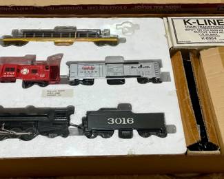 VINTAGE K-LINE SUPER STEAM TRAIN SET