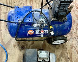 CAMPBELL HAUSFELD AIR COMPRESSOR (DECONSTRUCTED) “AS-IS”