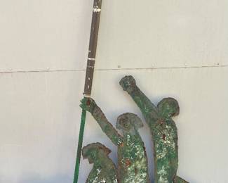 METAL IWO JIMA SCULPTURE