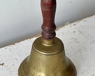 LARGE BRASS HAND BELL