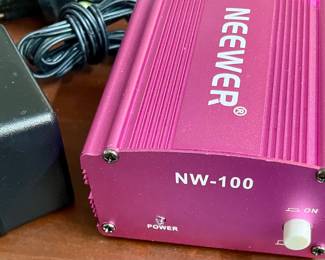 Neewer NW-100 1-Channel 48V Phantom Power Supply for Condenser Microphones