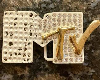 VINTAGE MTV BELT BUCKLE "AS-IS"