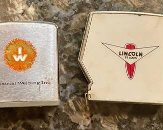 VINTAGE  ADVERTISING POCKET TAPE MEASURES