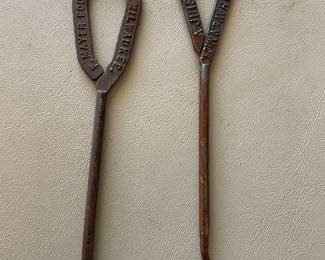 ANTIQUE BOOT HOOKS