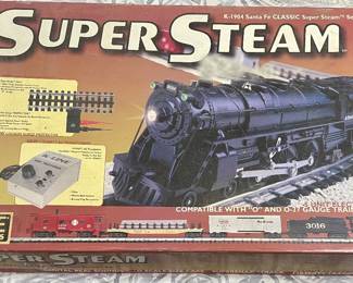 VINTAGE K-LINE SUPER STEAM TRAIN SET