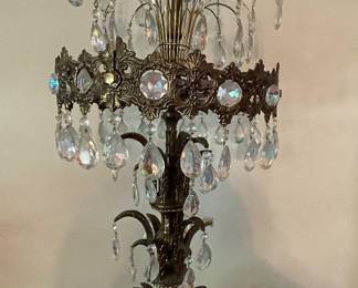 HOLLWOD REGENCY LOEVSKY & LOEVSKY DESIGN  WATERFALL TABLE LAMP