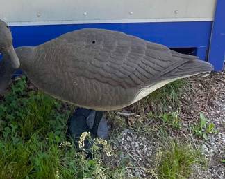 CANADIAN GEESE YARD ART