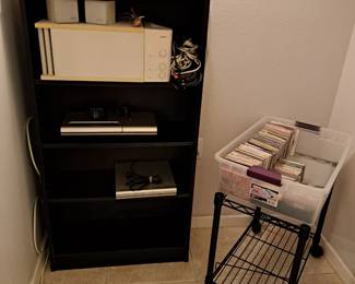 BOOK CASE, VINTAGE BOSE SOUND EQUIPMENT, BOSE PLAYERAD