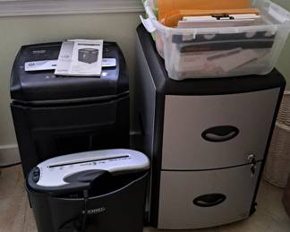 SHREADERS, NICE FILE CABINET, ENVELOPES, MAILERS