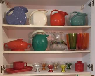 1940's 50's, and colorful serveware