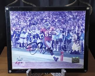 Derrick Brooks signed touchdown photograph