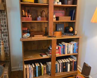 Great cabinet, wood buckets and more boxes, books