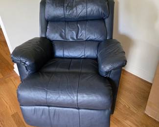 Leather recliner