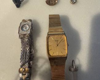 A few fine jewelry pieces, Seiko watch