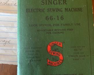 Manual for vintage Singer