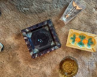 Vintage ashtrays 