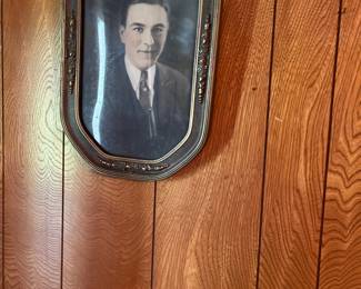 Old wood frame picture 