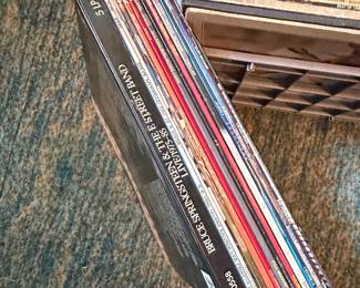 Vintage Vinyl Record Collection (Assorted Rock, Pop, and Jazz)