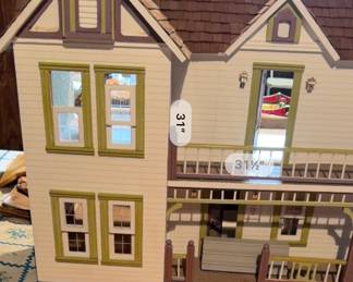 Victorian Style Wooden Dollhouse