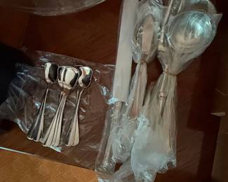 Silver-Tone Flatware Assortment