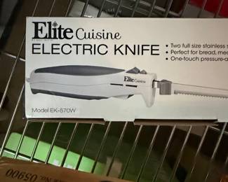 Elite Cuisine Electric Knife Model EK-570W