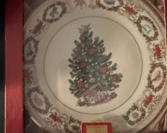 Lenox Christmas Trees Around the World Collector Plate - Mexico 1999