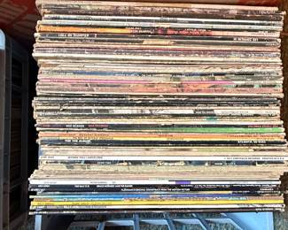 Vintage Vinyl Record Collection (Assorted Rock, Pop, and Jazz)