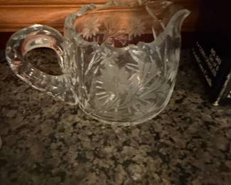 American Brilliant Cut Glass Creamer
