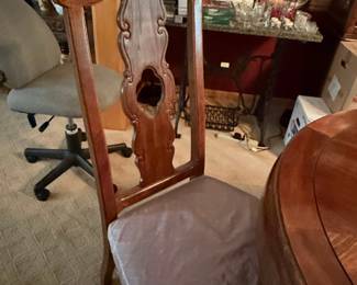 Thomasville Chinoiserie Mid-Century Dining Table and Chair Set