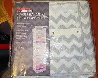 Home Basics 6-Shelf Hanging Closet Organizer