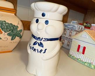Vintage 1973 Pillsbury Doughboy Cookie Jar