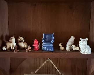 Vintage Wade Red Rose Tea Animal Figurines Collection