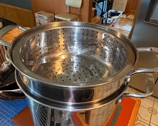 Stainless Steel Multi-Pot with Steamer Insert