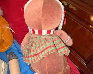 Vintage 1990 Target Gingerbread Girl Plush
