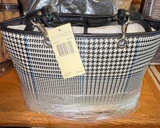 Lauren Ralph Lauren Houndstooth Tote