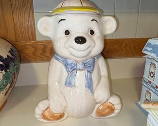 Vintage Treasure Craft Teddy Bear Cookie Jar