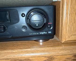 VHS VCR Player with VCR Plus+