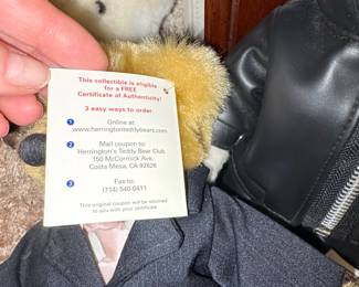 Herrington Teddy Bears Trump Marina Limited Edition Collectible Bear