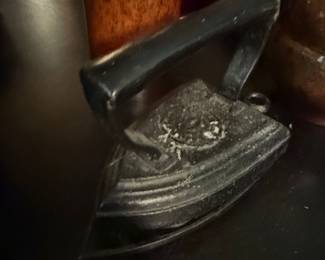 Antique Cast Iron Sad Iron "B & Company #8"