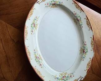 Diamond China Made in Occupied Japan Oval Serving Platter