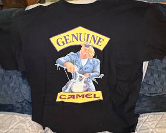 Vintage 1994 Camel Cigarettes Joe Camel Biker T-Shirt