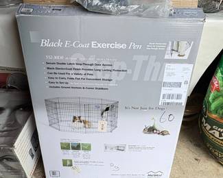 MidWest Homes for Pets Black E-Coat Exercise Pen 552-30DR