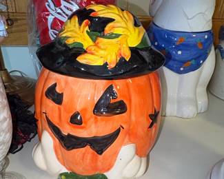 Fitz & Floyd Derby Pumpkin Cookie Jar