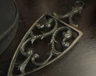 Antique Cast Iron Sad Iron "B & Company #8"