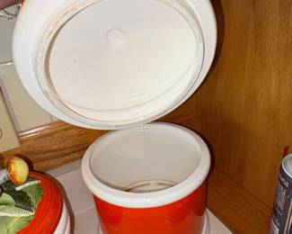 Vintage Mushroom Canister Set by Seymour Mann