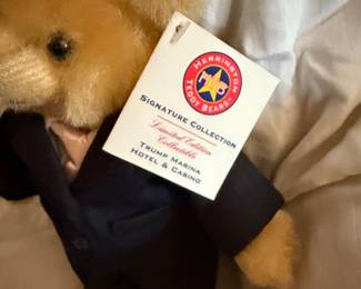 Herrington Teddy Bears Trump Marina Hotel & Casino Bear Limited Edition #3/4000