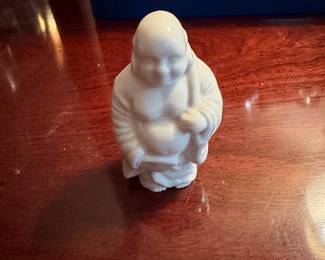 White Porcelain Budai Figurine